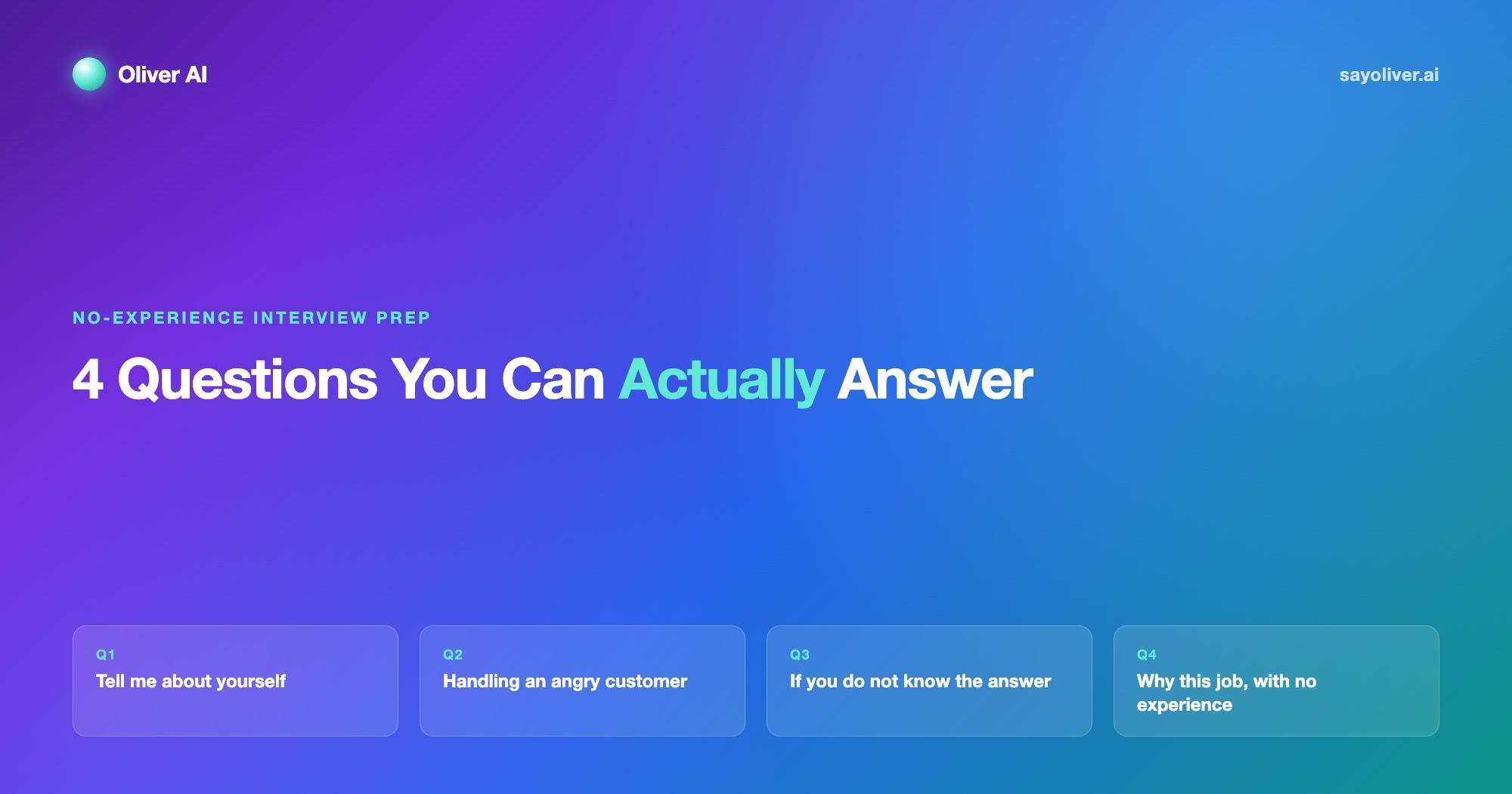 Call Center Interview Questions and Answers for No Experience