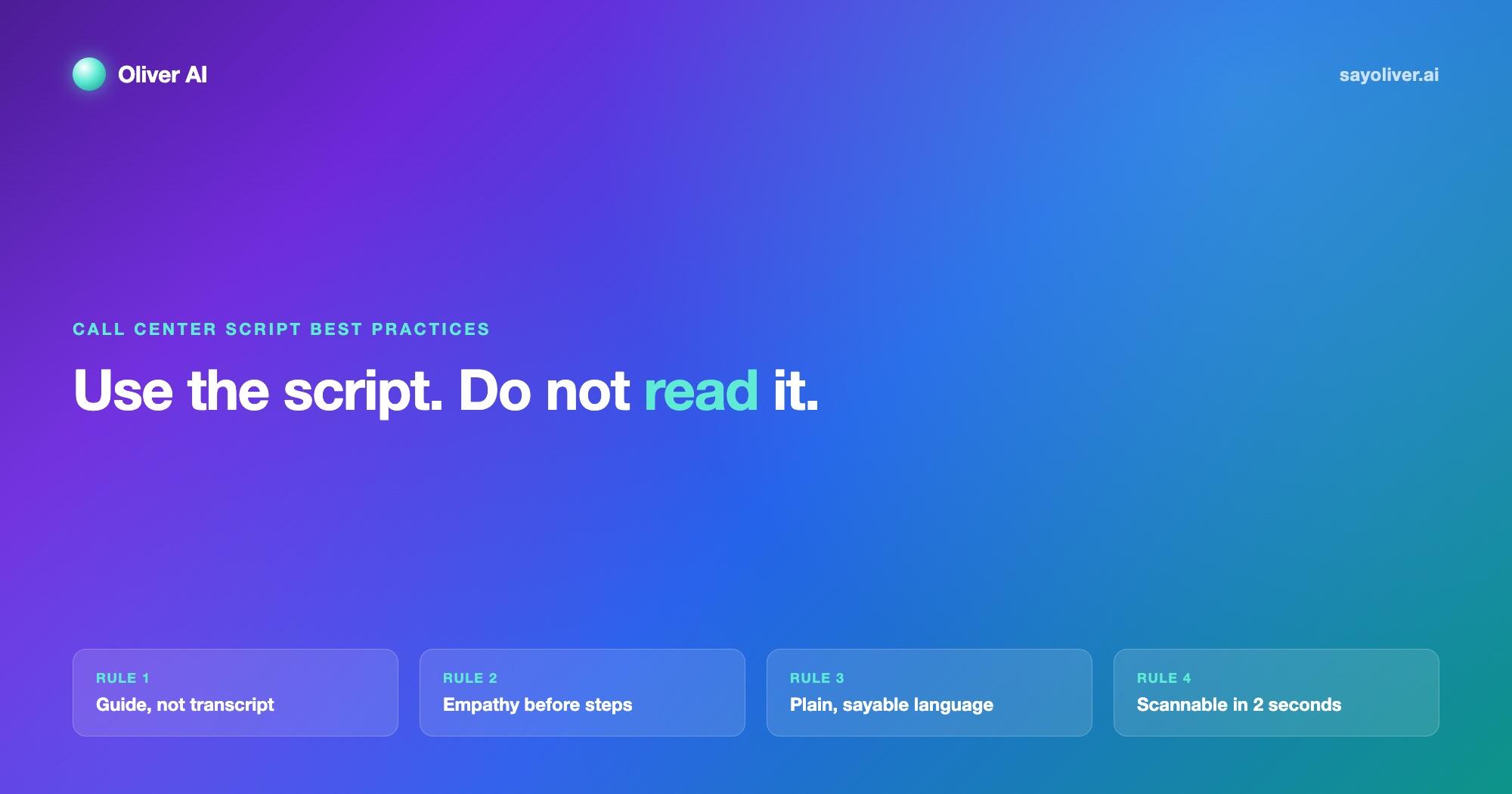 Call Center Script Best Practices: How to Actually Use One