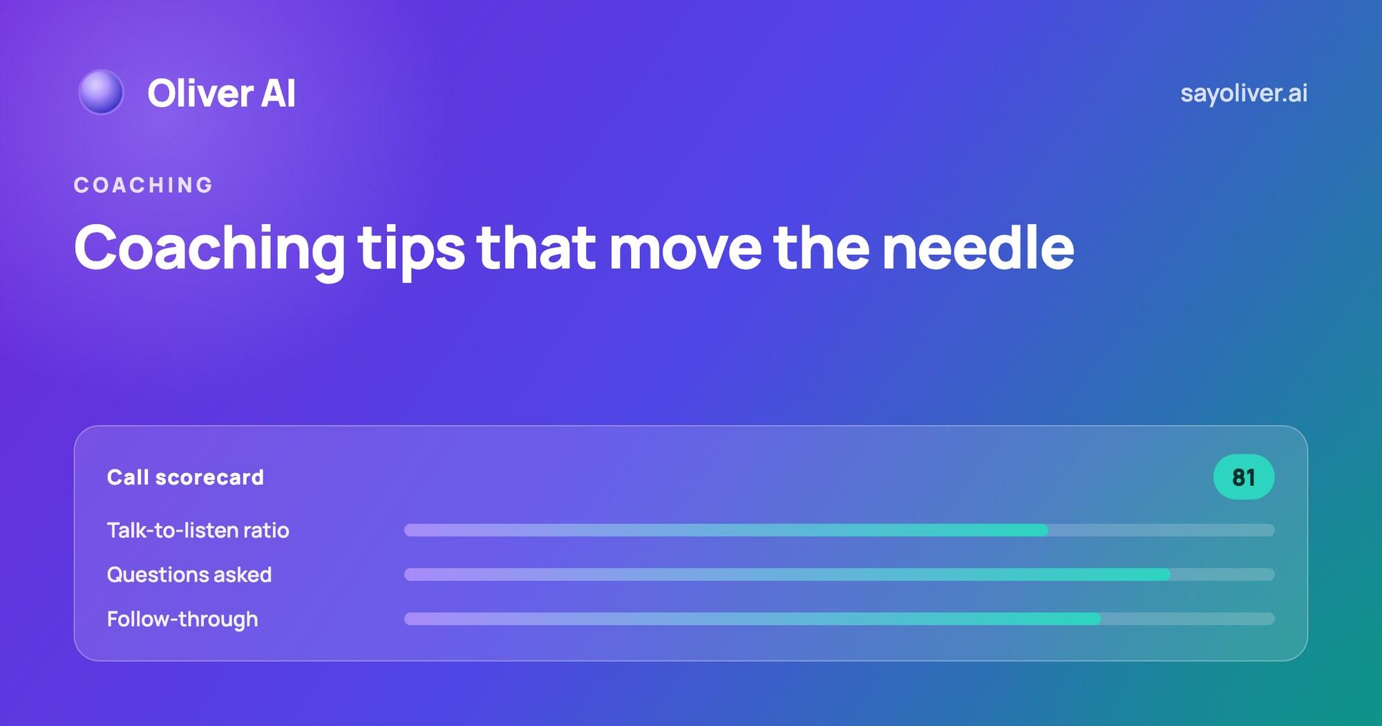 Sales Coaching Tips That Actually Move the Needle