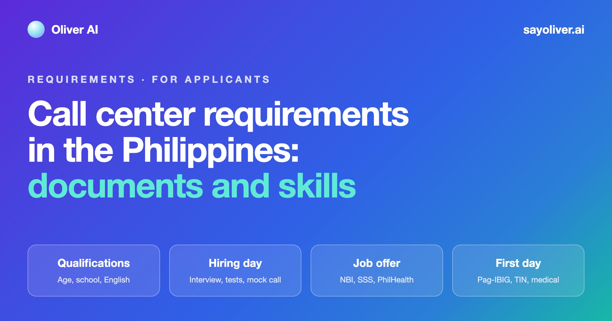Call Center Requirements in the Philippines: Documents, Qualifications and Hiring Steps
