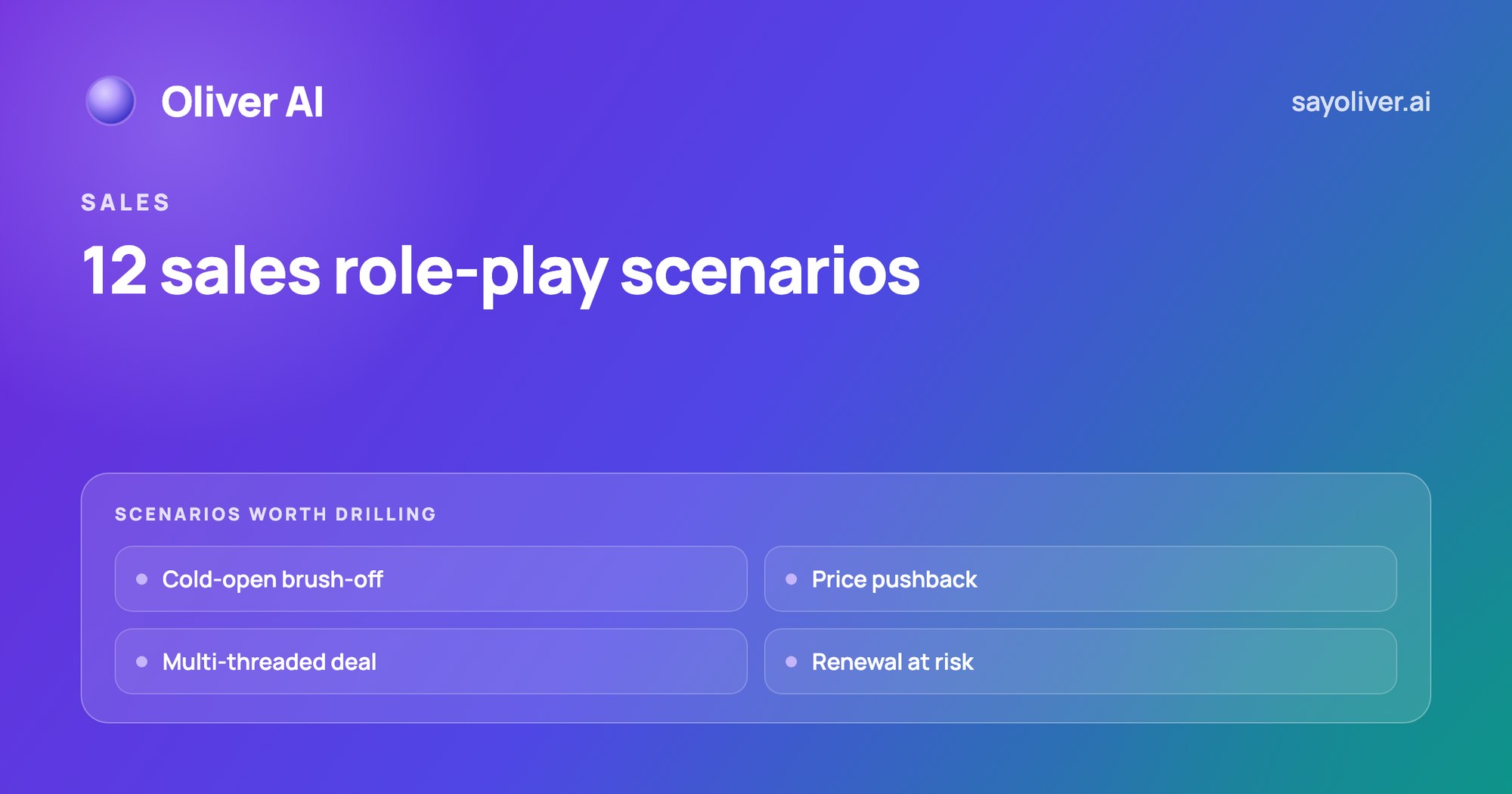 12 Sales Role Play Scenarios That Build Real Skill