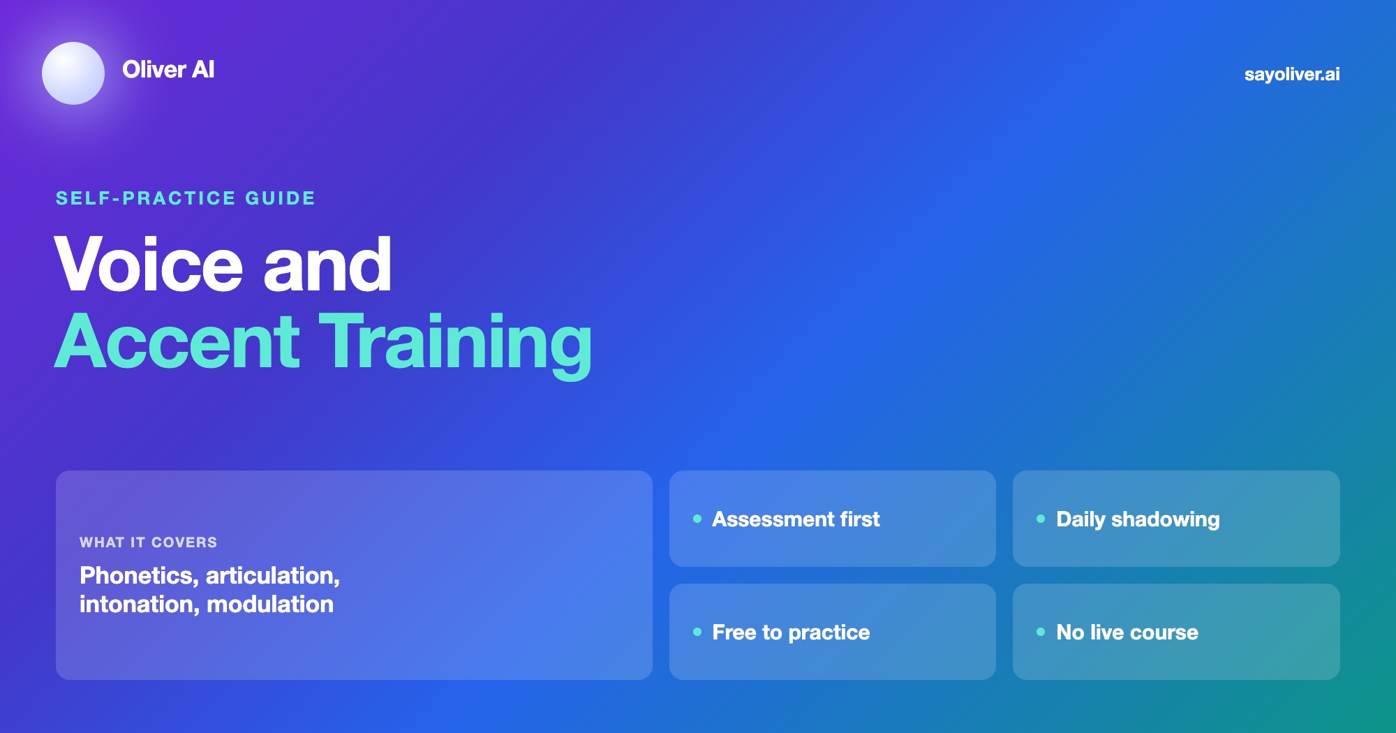 Voice and Accent Training: What It Covers and How to Practice It Yourself
